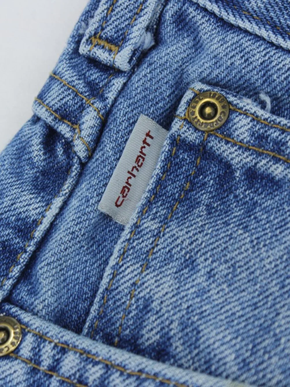 Vintage Carhartt Classic Relaxed Fit Straight Leg Jeans‎ - Blue Denim - Size W36